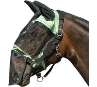 HKM Premium Masque anti mouches protection du naseau Jade Cheval