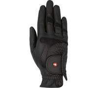 HKM PRO TEAM Gants d'équitation-6885 d'équitation Unisex, Schwarz, XL