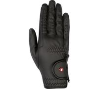 HKM PRO TEAM Professional Soft Gants d'équitation Unisex, Schwarz, M
