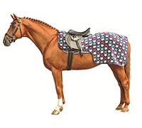 HKM Pro Team Stars Couverture rafraîchissante Bleu foncé Longueur Dos 125 cm