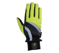 HKM Reflective 8041 Gants d'équitation Jaune Fluo XXL