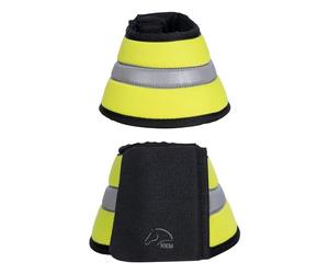 HKM Reflective Cloches Jaune fluo De race