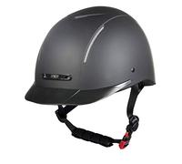 HKM Reithelm-York Plain-mit Einstellrad9100 schwarz53-55 cm Casques d'équitation. Mixte, 9100 Noir, 53-55 cm