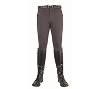 HKM Reithose-Basic-Herren Pantalons Homme, Gris