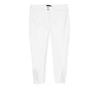 HKM Reithose-Elite Hunter-Silikon-Kniebesatz1200 Pantalon, Blanc 1200, 36 Mixte