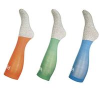 HKM Reitsocken-578011940058 Chaussettes d'équitation Mixte, Bleu/Vert/Orange, 35-37