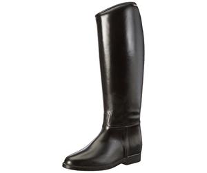 HKM Reitstiefel-Damen-Lang & Weit Mit Elastikeinsatz Pantalon Femme, Noir, XL