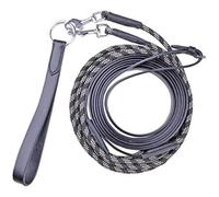 HKM Rênes allemandes, Corde et Cuir Brun Poney