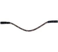 HKM Rosegold Glamour Style Frontal Noir/Or Rose Poney