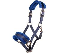 HKM Rosegold Glamour Style Licol Bleu Foncé/Or Rose Pur-sang