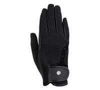 HKM Rosewood 9100 Gants d'équitation Noir Taille XS