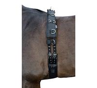 HKM Sangle Longue avec Rembourrage Softoprent, Couleur : Noir - Taille : Poney
