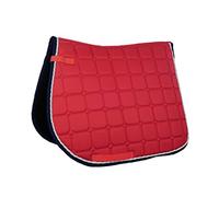 HKM Schabracke Madrid, Funktionsfutter, Satteldecke, Pony-DR/VS Selle et Bride Mixte, Rouge, Dressage Poney