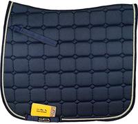 HKM Schabracke Madrid, Funktionsfutter, Satteldecke, Pony-dr/Vs Tapis de Selle Mixte, Bleu foncé