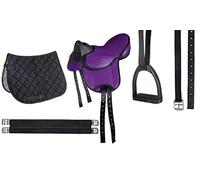 HKM Set Selle Equestre Violett Taille Unique