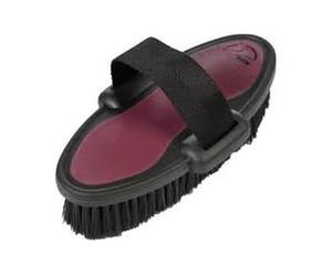 HKM Soft Brosse douce 19,5 x 10 cm Bordeaux/Noir