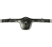 HKM Soft Sangle de Selle en Cuir Noir 120