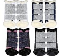 HKM Sparkle Bottes pour cheval Lavande Taille M