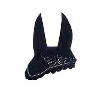 HKM Sparkly Cagoule anti-mouches Noir Sang chaud