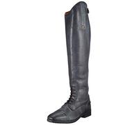 HKM SPORTS EQUIPMENT Mixte Hkm 3997 Reitstiefel Valencia, Lederreitstiefel, Langlänge/Enge Weite, 36-46 Pantalon, Noir Gris, 46 EU