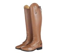 HKM SPORTS EQUIPMENT Mixte Reitstiefel Valencia Lederreitstiefel Unisex Standardlänge/-Weite 36-46 Pantalon, Cognac, 44 EU