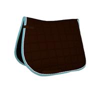 HKM SPORTS EQUIPMENT Schabracke-Madrid Tapis de Selle Mixte, Marron foncé, Pony Dressur