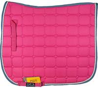 HKM SPORTS EQUIPMENT Schabracke-Madrid Tapis de Selle Mixte, Rose, Pony Dressage