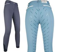 HKM SPORTS EQUIPMENT Venezia Classico 1200 Pantalon d'équitation Unisexe en Silicone Taille Unique Blanc.