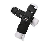 HKM Supersoft Guêtres de Box avec sous Bandes incor Noir Pur-Sang/Cheval