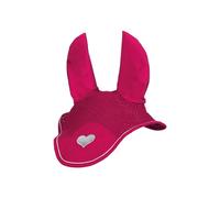 HKM Sweet Valentine Capuche anti-mouches d'équitation Rose/Argent Taille Unique