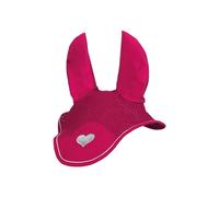 HKM Sweet Valentine Capuche anti-mouches d'équitation Rose/Argent Taille Unique