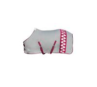 HKM Sweet Valentine Couverture pour chevaux Rose/Argent 125 cm