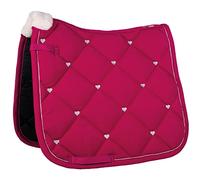 HKM Sweet Valentine Tapis de Selle Rose/Argent Taille unique