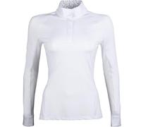 HKM T-Shirt Fonctionnel 10483 Blanc/Taupe Taille S