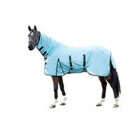 HKM Tapis et couvertures imperméables pour Cheval Bleu foncé/Gris 165
