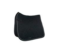 HKM Tapis surpiqué, Dressage Noir/Argenté Pur-Sang/Cheval