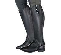 HKM Unisex Elastic Chaps équitation Noir 8