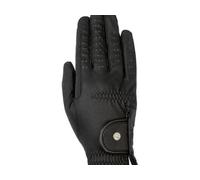 HKM Unisexe Grip Style Gants d'équitation Noir L