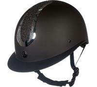 HKM Unisexe Illusion Casque Noir/Argenté Brillant XL
