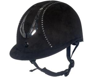 HKM Unisexe Illusion Diamond Casque Noir M
