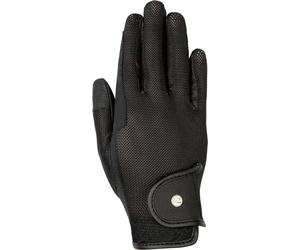 HKM Unisexe Summer Style Gants d'équitation Noir M