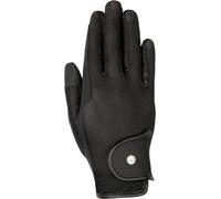HKM Unisexe Summer Style Gants d'équitation Noir XS
