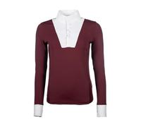 HKM Virginia Manches Longues Polo de Concours, Bordeaux, S Femme
