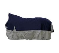 HKM Winnipeg 1200D, 200g Couverture highneck Bleu Foncé/Gris Clair 125