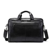 HKPLDE Sac D'ordinateur Portable 14 inch, Messenger Bag Mens Multifunction Briefcase Computer Shoulder Handbags for Men College Students Business-Noir