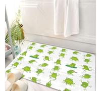 HKPOEQ Tapis Salle de Bain Antidérapant,Moelleux en Microfibre,Absorbant l'eau,Lavable en Machine,pour Douche,Modèle sans Couture Original et Tendance de très Haute qualité avec Un Prince ou,50x80 cm