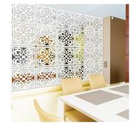 HKSDKABOP accrocher l'écran de séparation des Chambres, Lot de Panneaux de Protection Suspendus en PVC de différentes Tailles, Couleur Naturelle(26Pcs)
