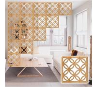 HKSDKABOP accrocher l'écran de séparation des Chambres, Panneau de séparation Suspendu avec Accessoires, Multicolore, 1 à 100 pièces(Natural,13Pcs)