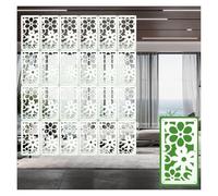 HKSDKABOP accrocher l'écran de séparation des Chambres, Panneau de séparation Suspendu en Bois et Plastique Blanc, épaisseur 5 mm, Lot de Plusieurs Tailles(26Pcs)