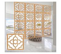 HKSDKABOP accrocher l'écran de séparation des Chambres, Panneau de séparation Suspendu Naturel 29 x 29 cm/39 x 39 cm, Lot de 12 à 100 pièces(39x39cm,26Pcs)
